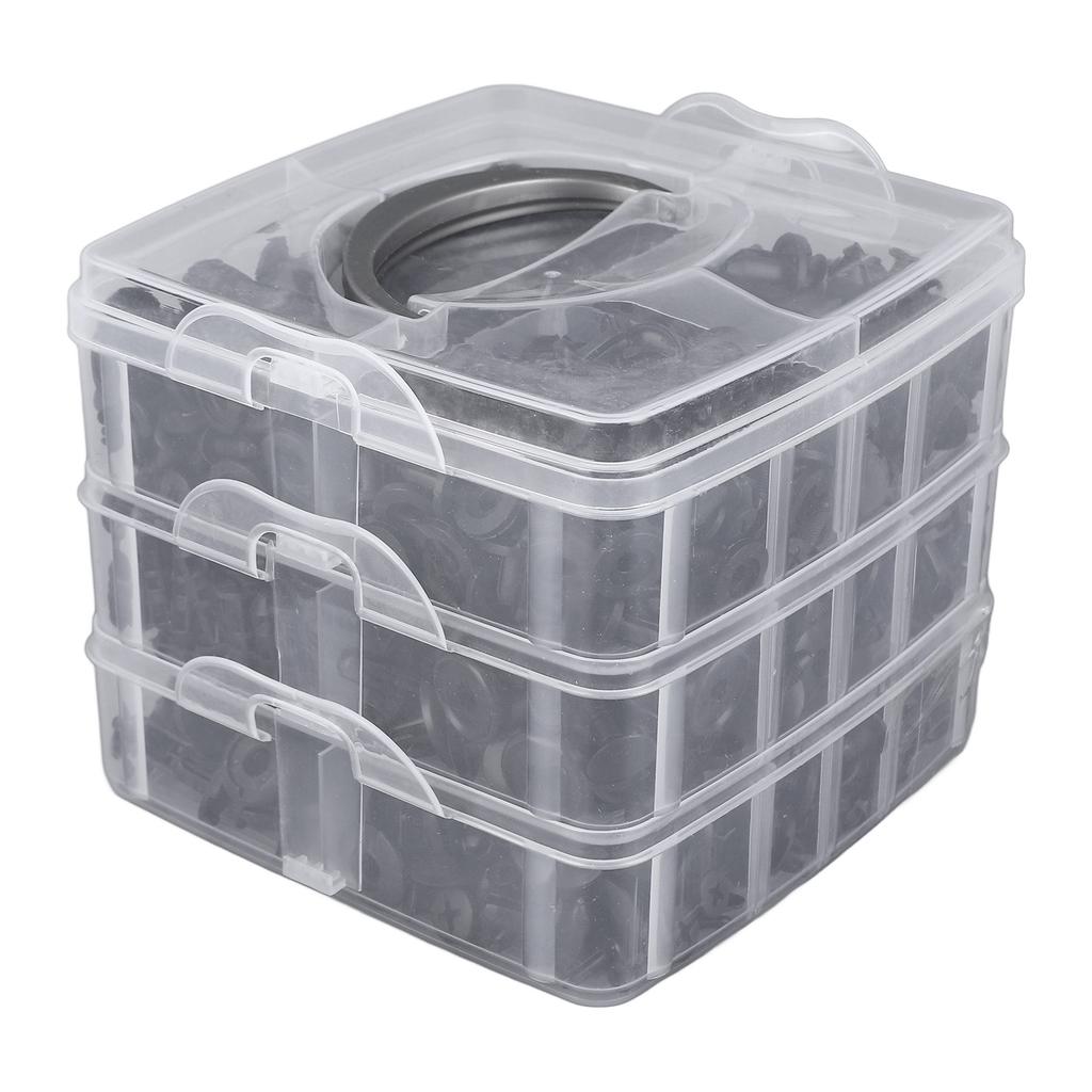 630 SZTUK Zestaw Klipsów Samochodowych Plastikowe Mocowania Błotników Klipsy Nitowe Klipsy Mocujące z Narzędziem do Demontażu do Błotników