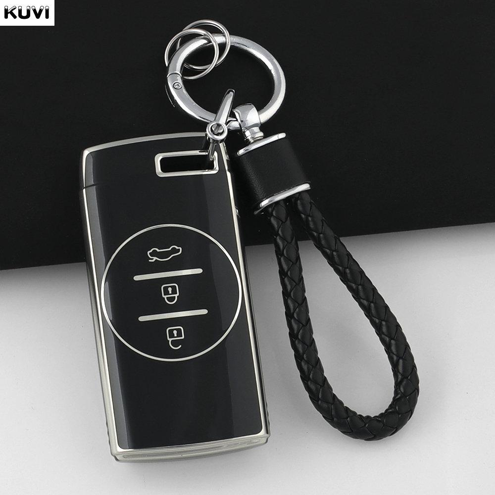 New Pink Tpu Car Key Case Cover Keychain For Chery Tiggo 7 Pro 8 Pro Exeed Tiggo 2 3X Arrizo 5 Pro Gx 5X Eq7 Accessories