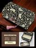 Lacquer Inlaid Lockable Jewelry Box Wedding Birthday Gift Handmade Storage for Necklace Earring Bracelet