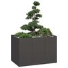 Black Pot 120X80X80 Cm Steel