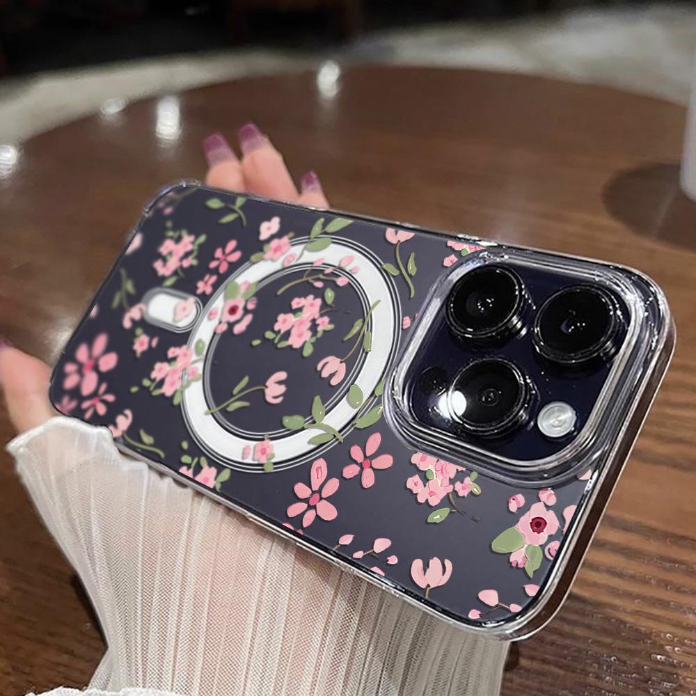 Magnetic Phone Case for iPhone 12 14 16 17 Pro 17 16 15 14 13 12 Pro Max  12 13 14 15  16 High Quality Shockproof Shell Full Protection Cute Style