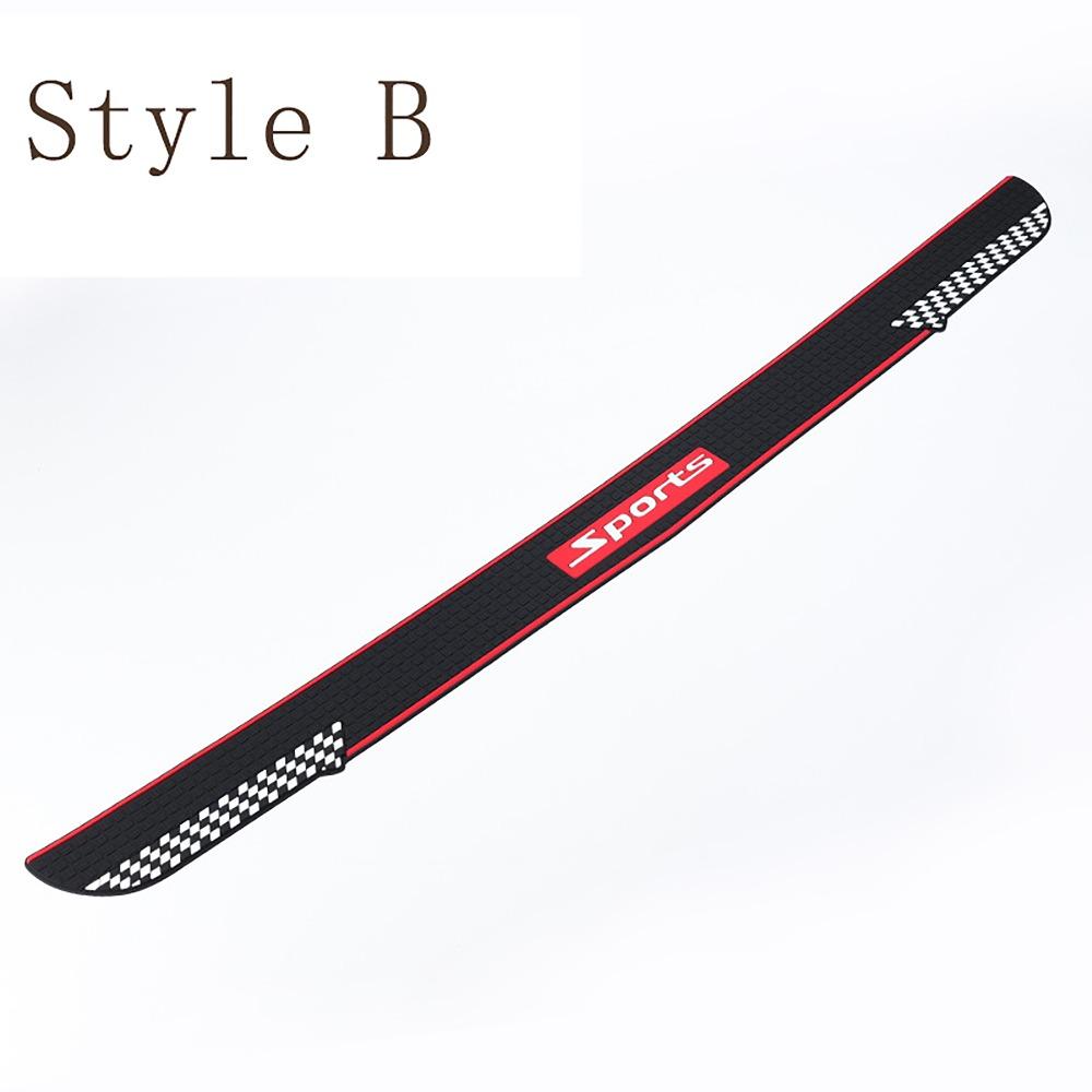 90*7cm Bil Bakre Bagageutrymme Skydd Stötfångare Gummi Anti-repa Bil Dörr Sidokjol Auto Tillbehör Halkfri Matta Skydd Bakre Gummi Stötfångare