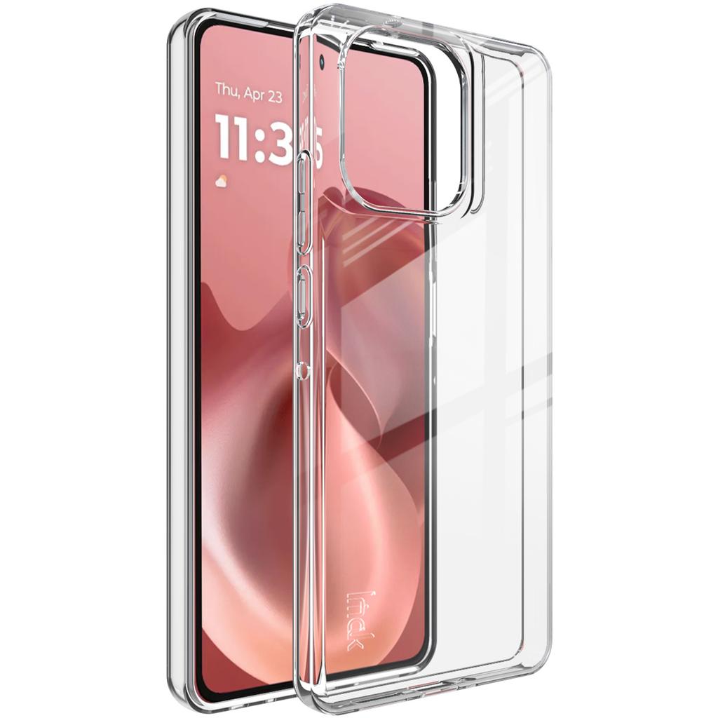 IMAK UX-10 Series For Motorola Moto G86 Power 5G Clear Phone Case Soft TPU Mobile Back Cover