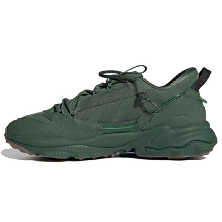 

Adidas Originals Ozweego Zip Men s Lifestyle Sneakers Green Oxide Gum GZ2646 35.5 зелений