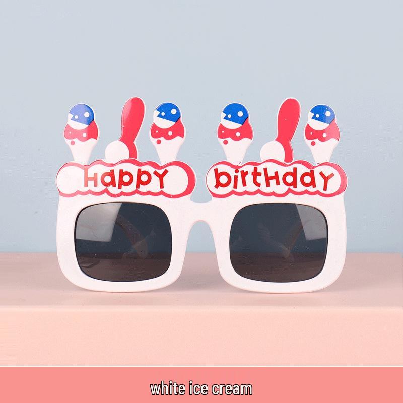 Funny Birthday Party Glasses & Baby Hats - Perfect Photo Props & Cake Decoration