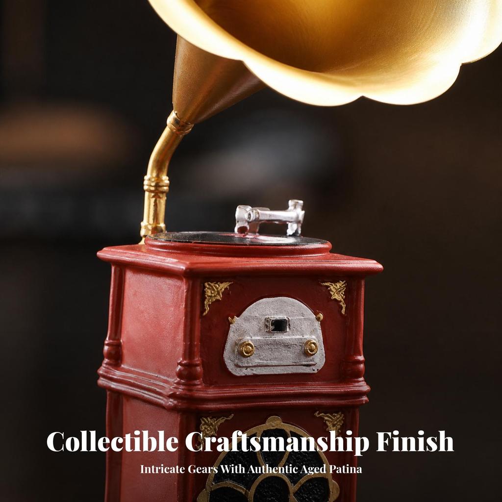 Resin Ornament Vintage-Inspired Desk Display Piece Freestanding Sculpture