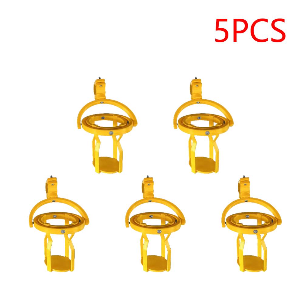 1-5PCS Gyroscopic Cup Holder Self Leveling Cup Holder Clamp Adjustable Clip On Hanging Cup Holder for Bicycles Electric Scooters