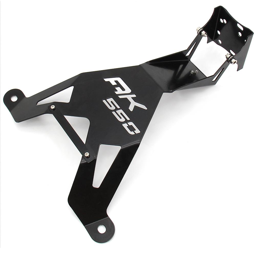 New motorcycle Front Phone Stand Holder Smartphone Phone FOR KYMCO AK 550 AK550 ak550 GPS Navigaton Plate Bracket USB charging