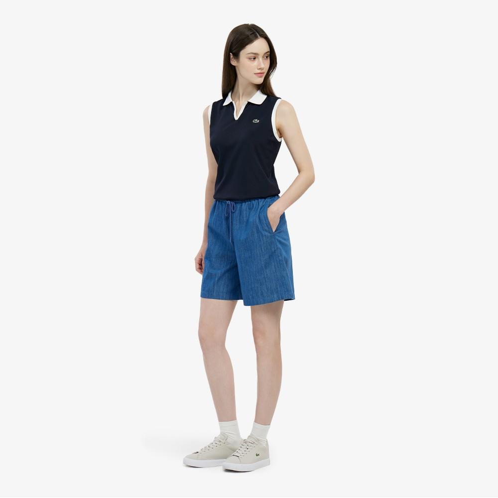 [Lacoste] Women's Elastic Bermuda Shorts FF865E-56G36L