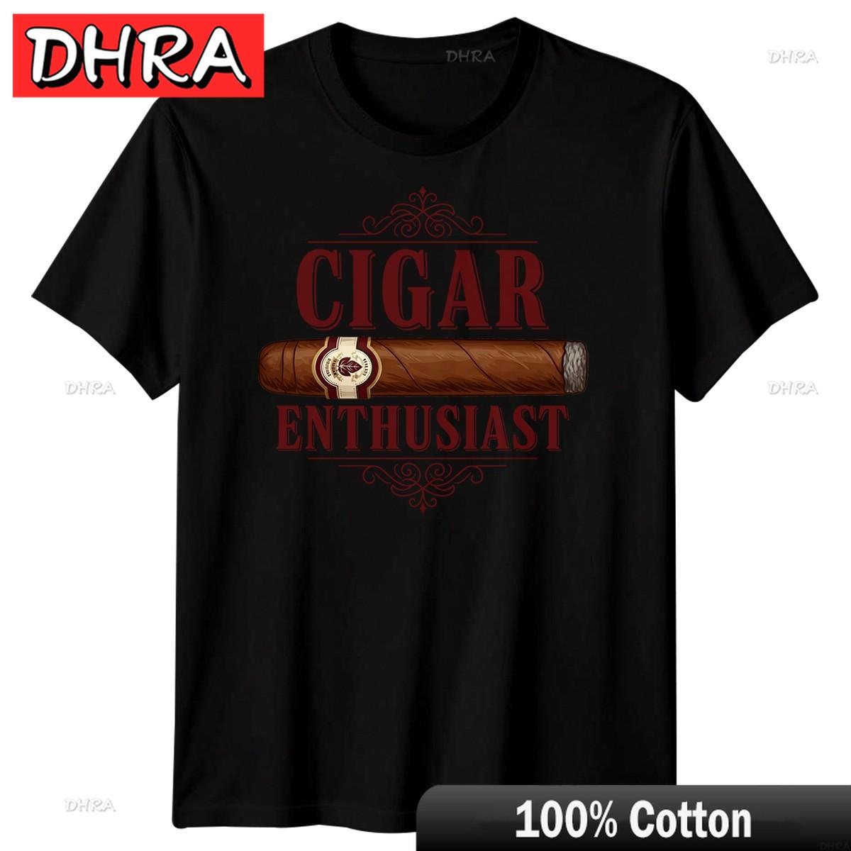 Cigar Enthusiast Hobbies Unisexs TShirt Gift Idea for Unisex T Shirt Homme for Travel Cotton Tee Tops Casual Top Classic Vintage 4XL