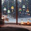 Window Stickers, Snowflakes, Glitter Christmas Decoration Window Stickers, Static Christmas Window Stickers(1PC)
