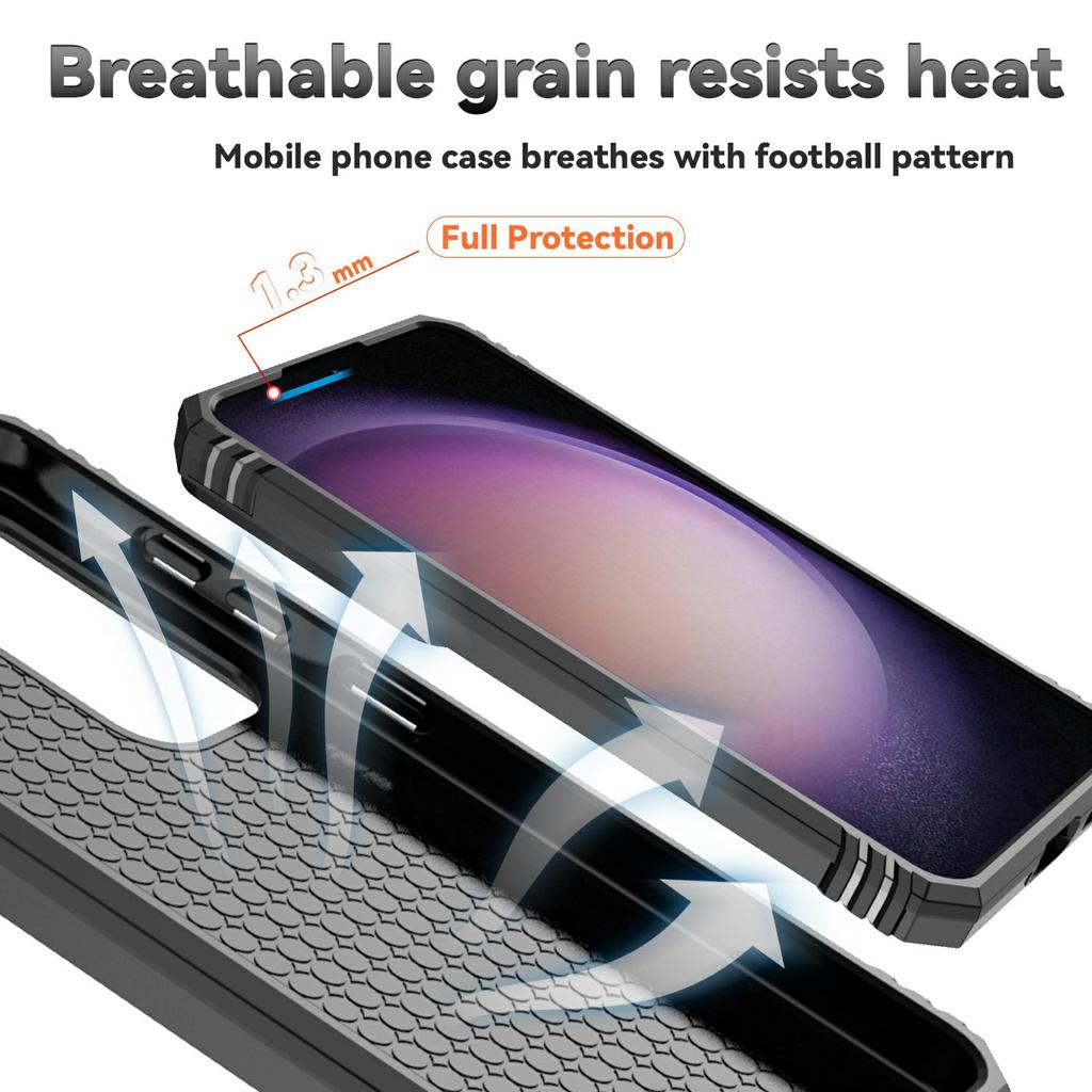 For Samsung Galaxy S25 Case PC+TPU Phone Cover Lens Ultimate Protection Kickstand