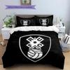 Rotherham United Badge Pattern Bedding Home Decoration Birthday Gift (1 * Duvet Cover + 2 * Pillowcase, Without Core)