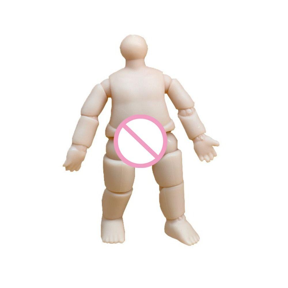 Multiple Joints Muscle Body Doll 6.3 cm Height BJD Doll Body New Figure Dolls for Doll Customized