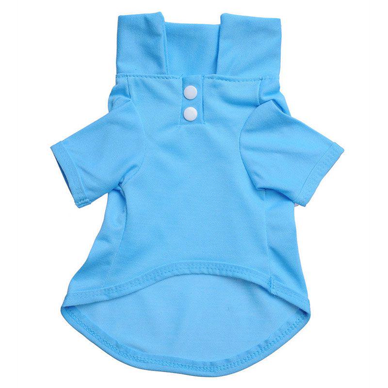 Stilvolles Haustier Hund Polohemd Top Sommer Lebhafte Farben Für Hunde Und Katzen Bekleidung T-Shirt