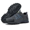 New Men Anti Slip Outdoor Hiking Shoes Men Waterproof Trekking Mountain Shoes Casual Mesh Hike Breathable Wear Resistant Sneaker