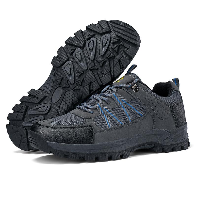 New Men Anti Slip Outdoor Hiking Shoes Men Waterproof Trekking Mountain Shoes Casual Mesh Hike Breathable Wear Resistant Sneaker