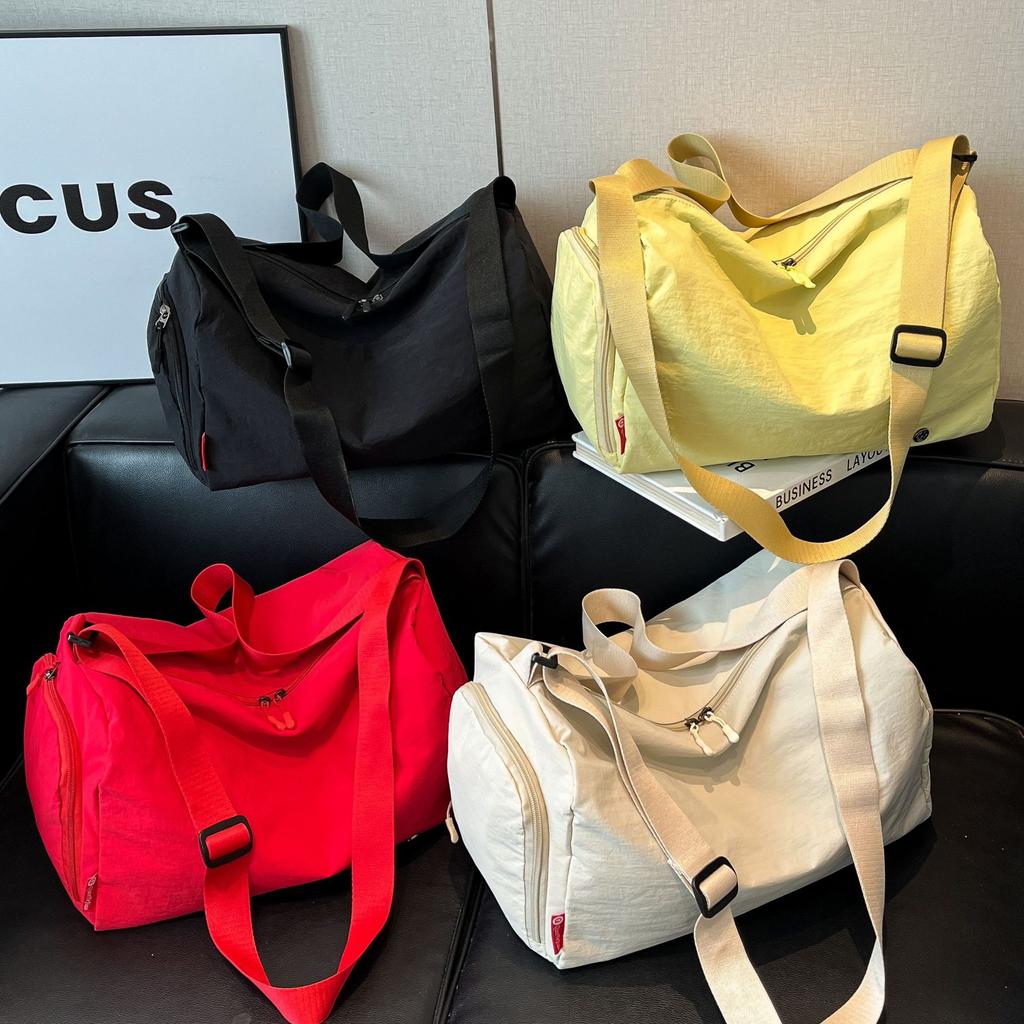 Large Capacity Bag Women's 2025 New Trendy Fashion Casual Shoulder Bag Light Foreign Tote Bag Korean Version Messenger Bag