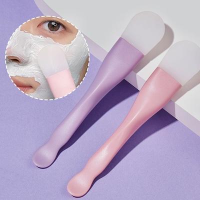 Double Head Silicone Facial Mask Brush Face Cleaning Scraper Daub Type Brush Beauty Tool