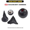 Gear Shift Knob Lever Shifter Pen Gearbox Gaiter Boot Collar Case For BMW Mini Cooper R50 R52 R53 2001-2004 2005 2006 2007 2008