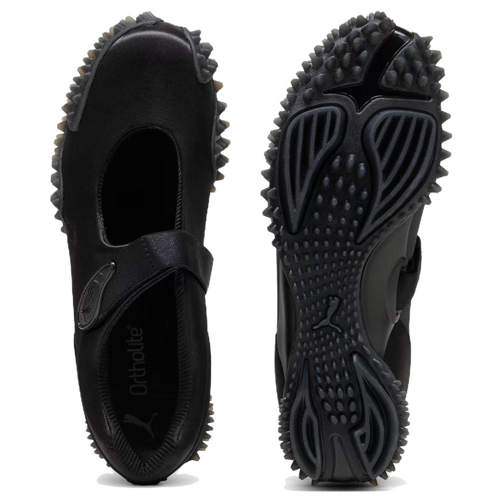 New PUMA Mostro Fey Black Cool Dark Gray Satin Women's 401063-02