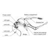 Magnifying Glass for Rding with LED Light And Hdband Hd Magnifier with 5 Lenses 1.0X 1.5X 2.0X 2.5X 3.5X