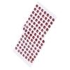 100Pcs Fishing Lure Eyes ThreeDimensional Sticky Lightweight Durable Fisheye Sticker for Making Fishing Bait(Red )