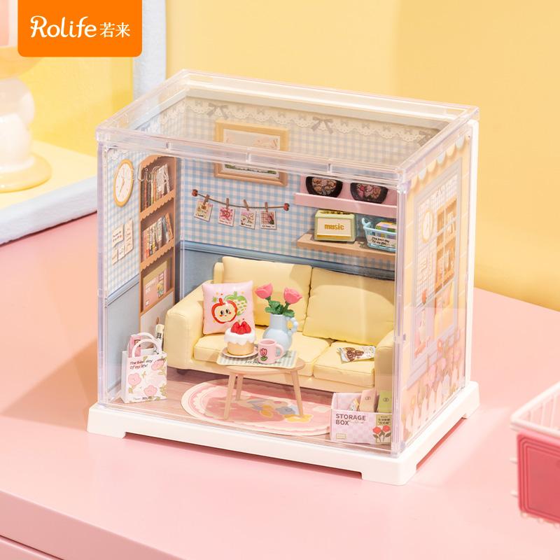 Rolife Ruoai Super World Mini Collection Building Blocks 51 74pcs Living Room DWS05/Dining Room DWS06 DWS05-DWS06