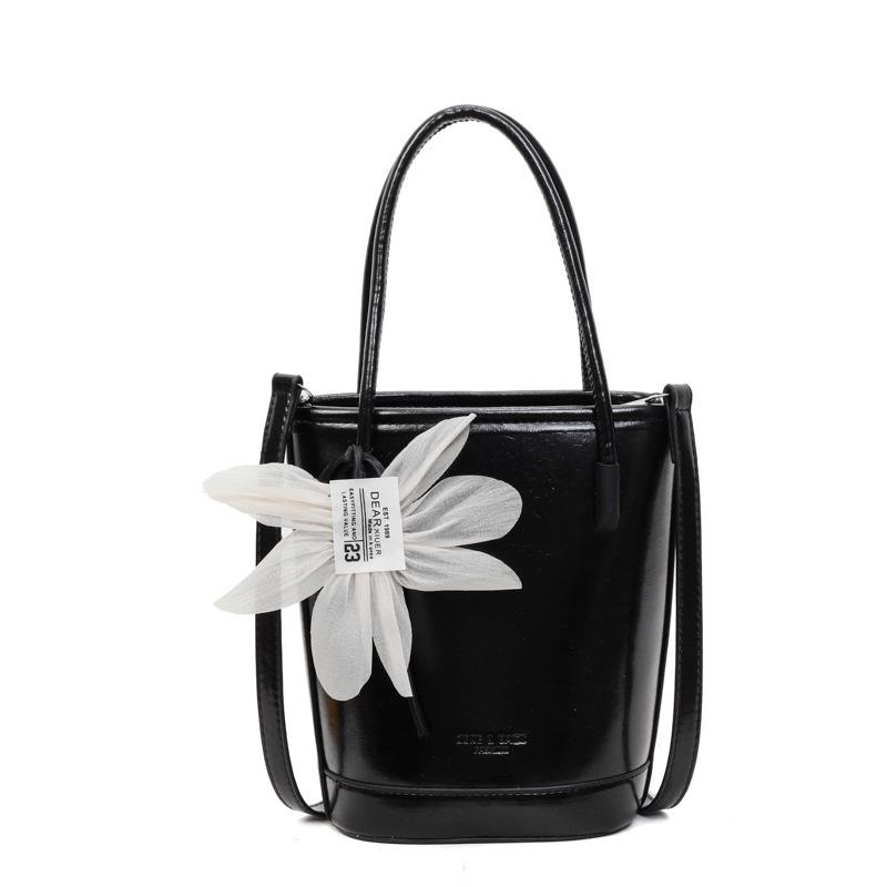 Fashion Handbag Solid Color New Casual Solid Color Shoulder Bag Commuter Messenger Bag