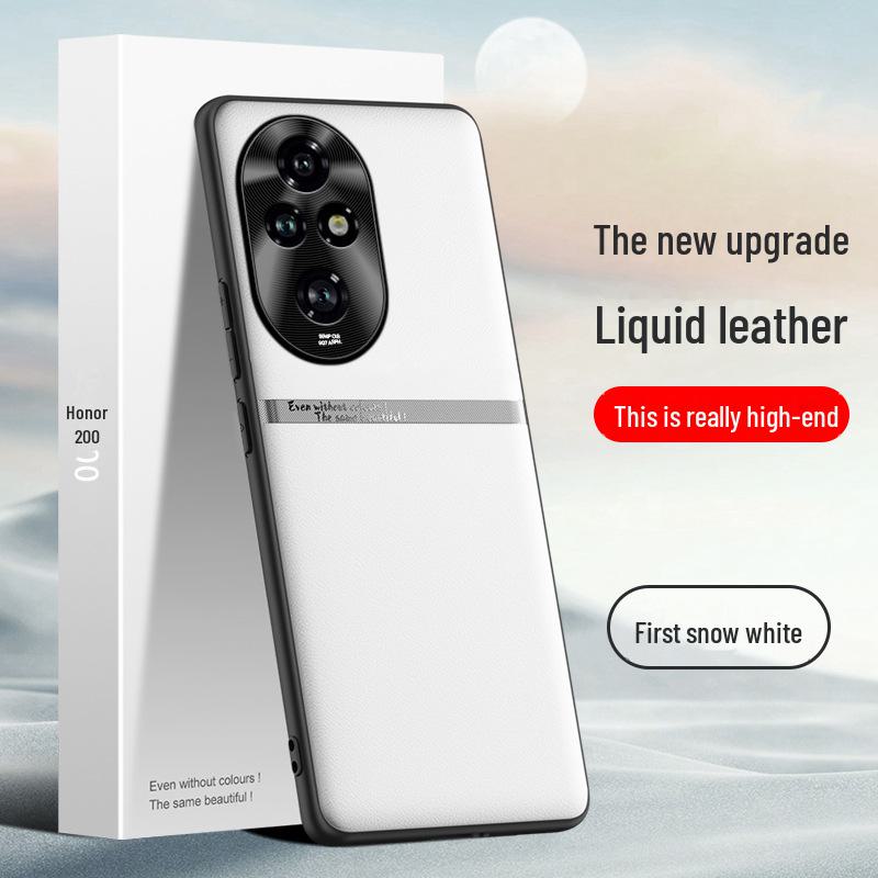 

Чехол из жидкой кожи для Honor 200 — защитный чехол от падения и обрастания поставляется как единое целое. Honor 200