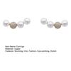 1 Pair Stud Earrings for Women, Lightweight Small Faux Pearls Earrings, Elegant Jewelry for Daily Wear Special Occasions