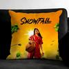 S-Snowfall Tv Series Cushion Cover Pillowcase Ultra Soft Skin Friendly Fabric Cloud Like Comfort & Concealed Zipper
