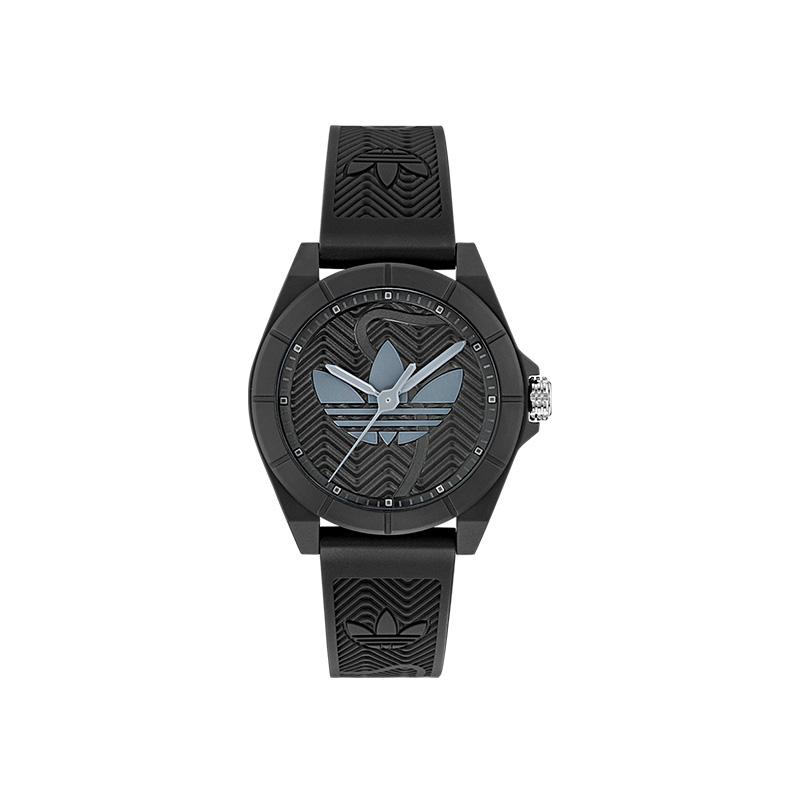 

Adidas Originals Project Series Watch Quartz Movement Silicone Strap Black Dial Unisex Three Stripes Sports Couple Watch Unisex watches AOST250332I Green