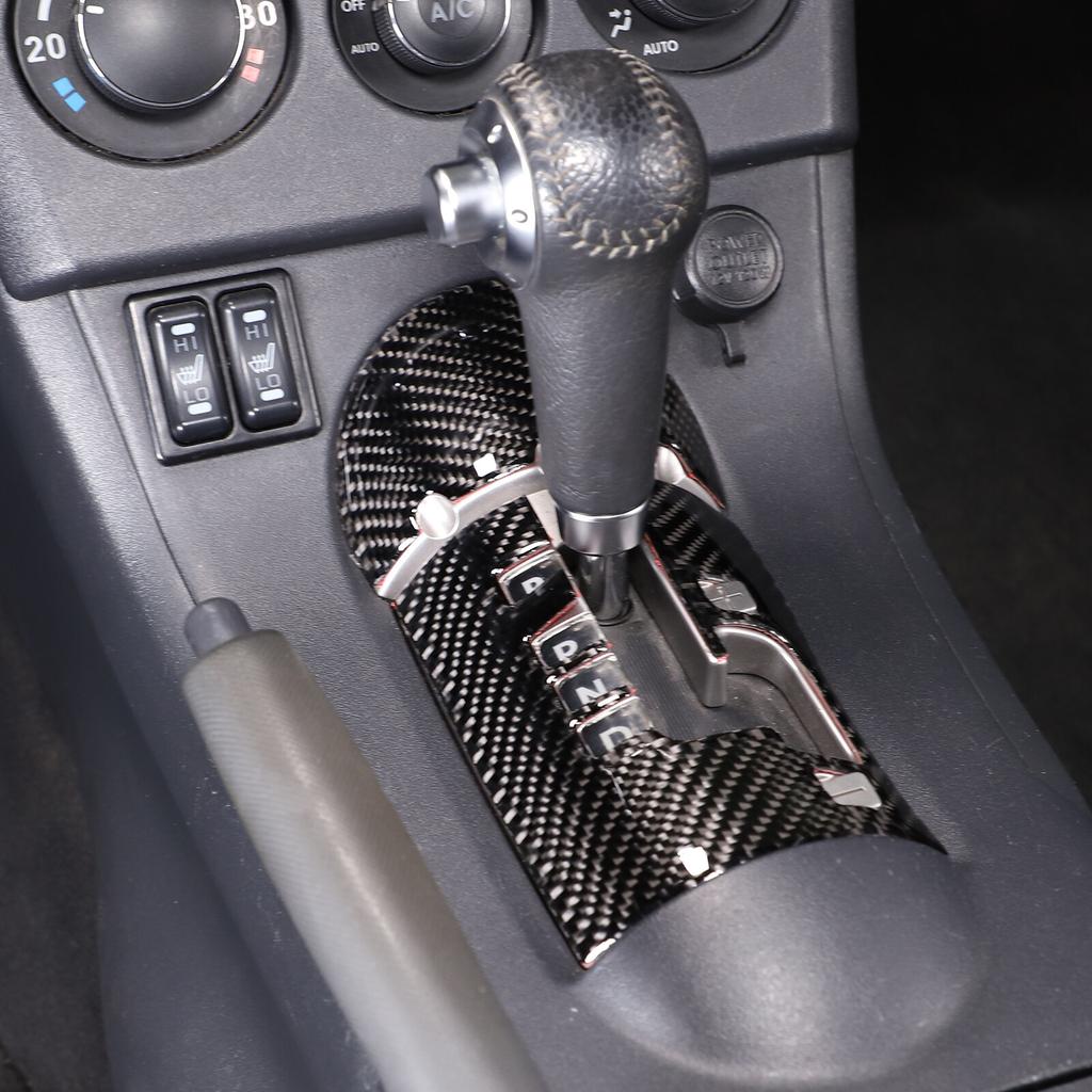 Carbon Fiber Center Control Shift Bottom Trim Panel For Mitsubishi ECLIPSE 06-11