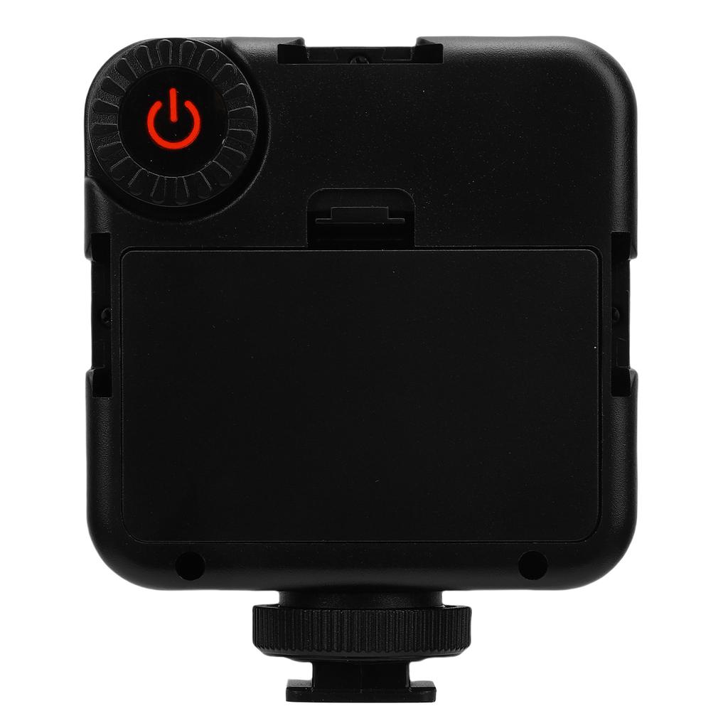 LED Camera Fill Light High Brightness 5600K LED Video Light with 3 Cold Shoe Mounts and Hot Shoe Base for Outdoor