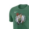Nike T Shirts Men's Green Crew Neck Moderate Straight Fit FJ0228-312