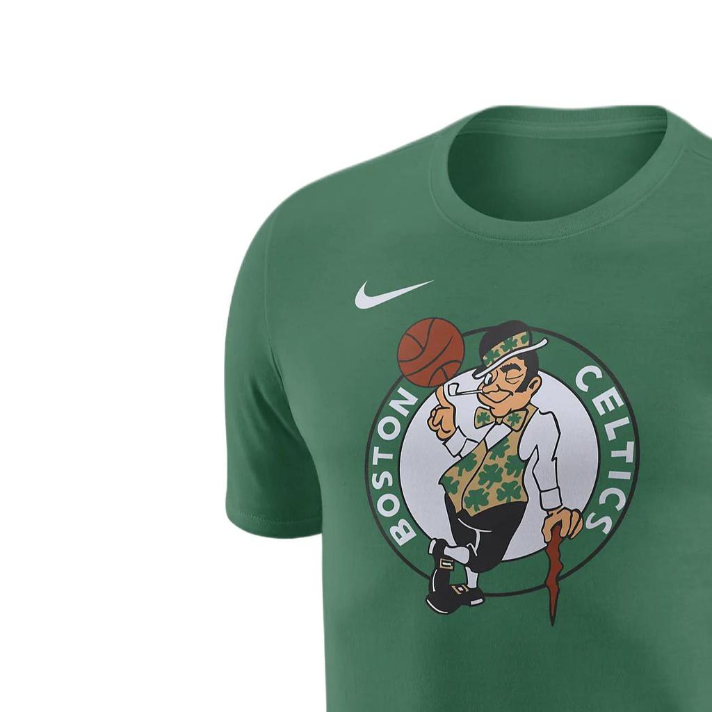 Nike T Shirts Men's Green Crew Neck Moderate Straight Fit FJ0228-312