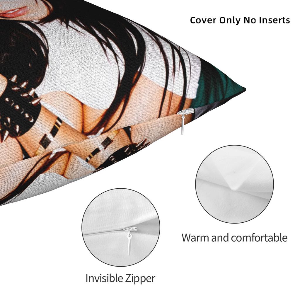 Charli Xcx Brat Pillowcases Cute Funny Pillow Case For Sofa Bedroom Home Decor Comfy Pillow Cover