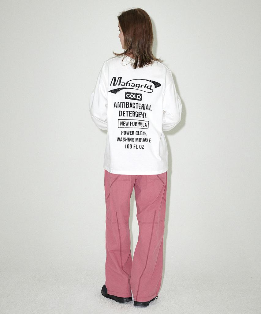 MAHAGRID Cover Stitch Parachute Pant Pink(Mg2Esmpa11A)