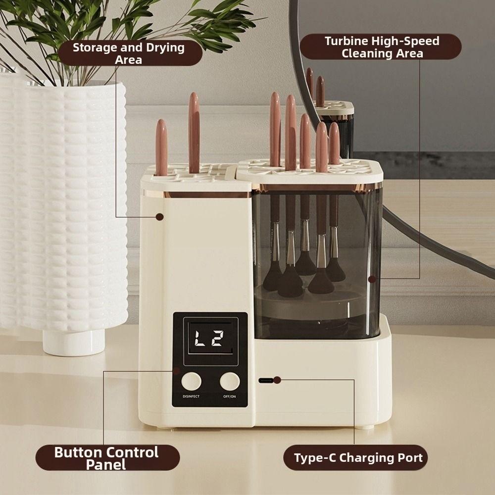 Electric Makeup Brush Cleaning Machine Portable Cosmetic Brushes Cleaner  Beauty Brushes