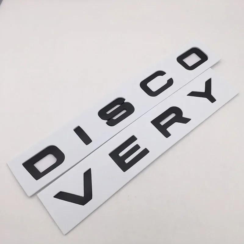 Per Discovery Sports Emblema Discovery 4 3 5 2 TD5 Accessori ABS 3D Cromo Lettere Auto Cofano Anteriore Logo Distintivo