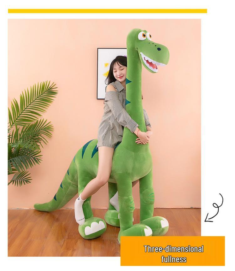 Großes Dinosaurier Plüschtier Kissen - Niedliches Begleitgeschenk für Jungen