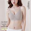 B68 Seamless Bra: Autumn/Winter, Cups for Small Bust Enhancement, Large Bust Anti-Sag, Light Gathering, Unrestricted Sports Fit.