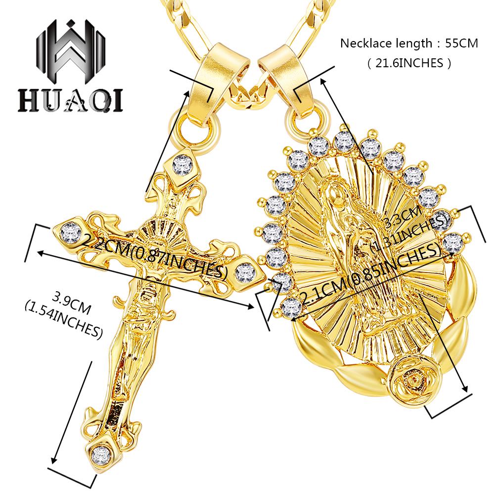 Buy HUAQI Cross Necklace With Mother 