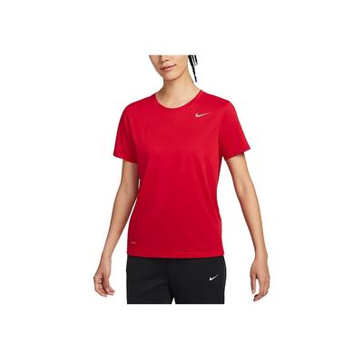 Dri-Fit Team Legend Quick-Dry Comfortable Crew Neck Short Sleeve T-Shirt Women Tops University-Red IB8899-657