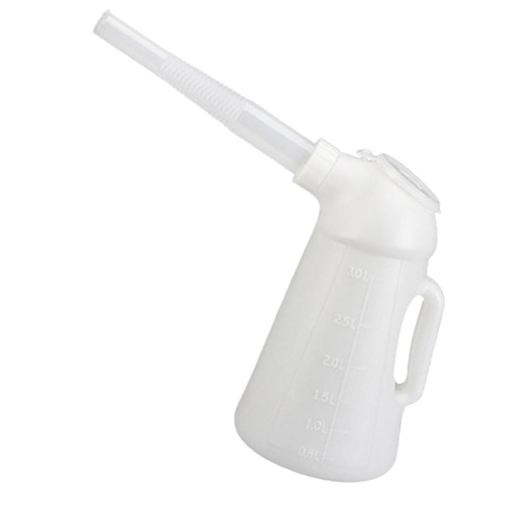 Oil Measuring Jug with Pouring Flexible for Automotive Garage Car Traveling Oil Jug Spout Oil Measuring Container Can