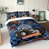 Car Bigfoot Series Three-Piece Duvet Set Digital Printing