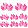10PCS Wholesale Pink Bow Crown Lips Embroidery Patches For Clothing DIY Thermoadhesive Patches On Clothes Iron On Patch Backpack