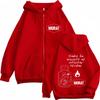 Band Morat World Tour  Print Zipper Hoodie Men Women Fashion Harajuku Long Sleeves Loose Casual Sweatshirts Zip Up Jacket