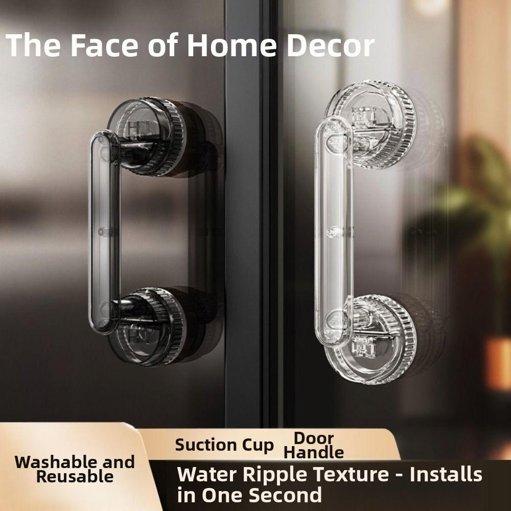 Removable Suction Cup Door Handle Waterproof Safety Grip Bathroom Shower Auxiliary Handle Powerful Vacuum Simple